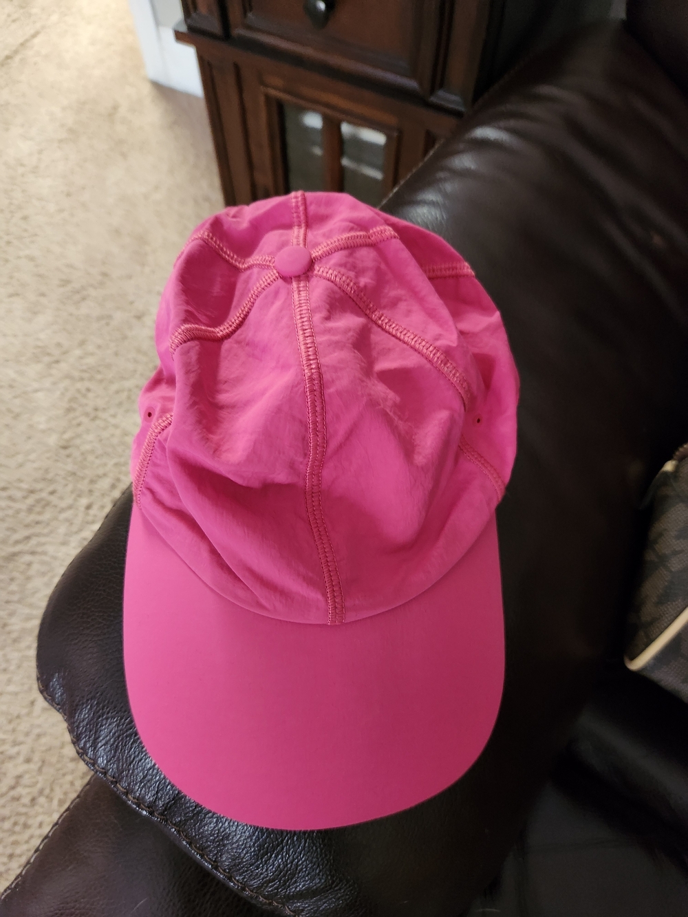 Lululemon Hot Pink Lightweight Baseball Cap